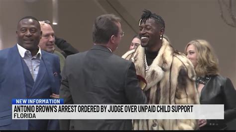 Antonio Brown arrest ordered by judge over unpaid child support